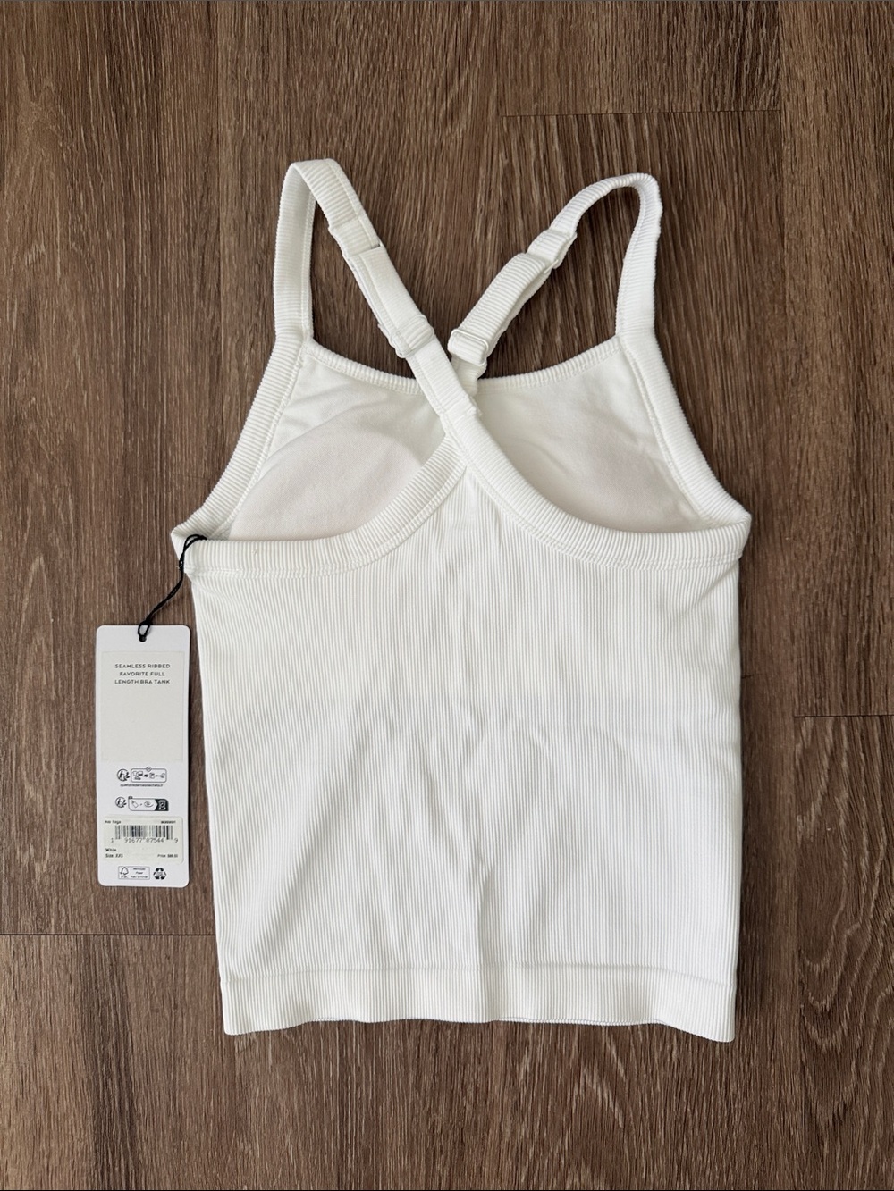 Seamless Ribbed Favorite Full Length Bra Tank - Picture 2 of 2